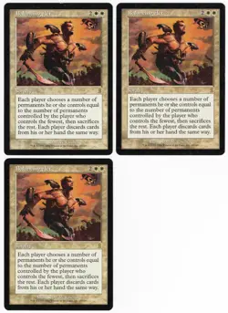 Balancing Act x3 3x 2001 Odyssey White Rare Sorcery MTG SP - NM AZ2 - Image 1