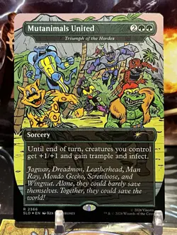 MTG | Mutanimals United - Triumph of the Hordes [Secret Lair TMNT] ✨FOIL✨ - Image 1