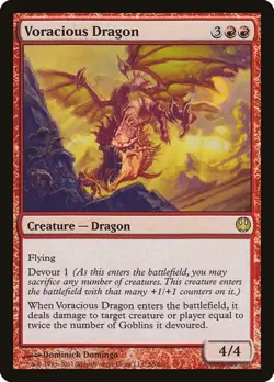 Voracious Dragon Duel Decks: Knights vs. Dragons MP MTG - Image 1