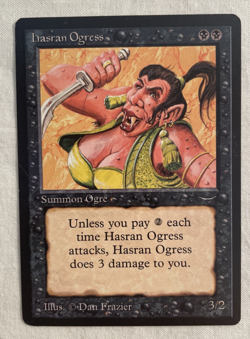 1x Hasran Ogress Arabian Nights MTG Magic the Gathering NM - Image 1