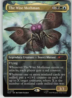 MTG The Wise Mothman NM Secret Lair Drop Series Magic 2455 - Image 1