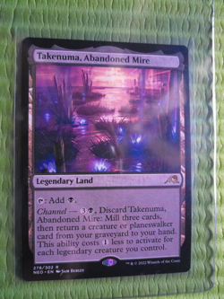 Takenuma, Abandoned Mire 278 Magic the Gathering Kamigawa Neon Dynasty Rare - Image 1