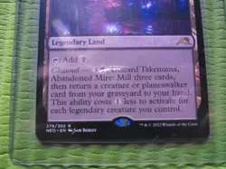 Takenuma, Abandoned Mire 278 Magic the Gathering Kamigawa Neon Dynasty Rare - Image 2