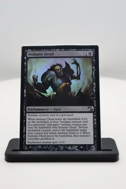 1x Animate Dead NM Foil Premium Deck Series: Graveborn (PD3) MTG Magic - Image 1