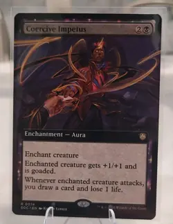 Coercive Impetus ** Extended Art **#74 - CMR: Secrets of Strixhaven - NM MTG - Image 1