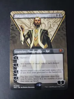 Ral Zarek, Guest Lecturer (Borderless) Mythic MTG Secrets of Strixhaven - Image 1