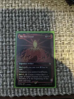 The Fire Crystal (Borderless) Final Fantasy Foil - Image 1