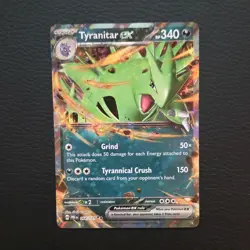Pokemon Tyranitar ex Double Rare Holo 064/131 Prismatic Evolutions EX 340 HP - Image 1