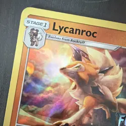 The Pokemon Company Lycanroc Forbidden Light Prerelease Promo Holo SM118 120 HP - Image 2