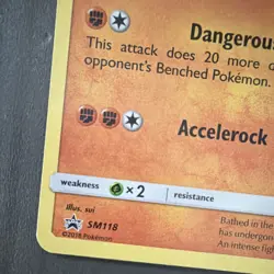 The Pokemon Company Lycanroc Forbidden Light Prerelease Promo Holo SM118 120 HP - Image 4