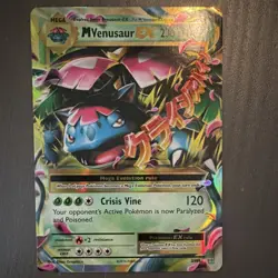Pokemon M Venusaur EX XY Ultra Rare Full Art Holo 2/108 230 HP English 2016 - Image 1