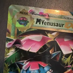 Pokemon M Venusaur EX XY Ultra Rare Full Art Holo 2/108 230 HP English 2016 - Image 2
