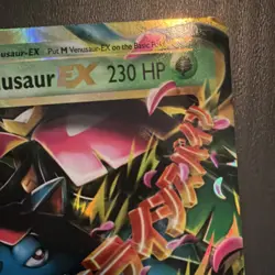 Pokemon M Venusaur EX XY Ultra Rare Full Art Holo 2/108 230 HP English 2016 - Image 3
