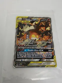 Reshiram & Charizard GX SM201 Promo Holo 270HP Pokemon Jumbo TCG TAG TEAM LP-NM - Image 1