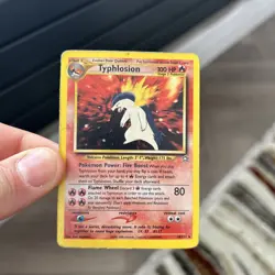 Pokemon TCG Typhlosion Neo Genesis 18/111 Holo Unlimited Holo Rare - Image 1
