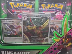 Pokemon TCG: Scarlet & Violet - Shrouded Fable Kingambit Illustration Collection - Image 5