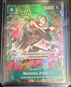 One Piece CCG OP13-037 Roronoa Zoro TR - Image 1