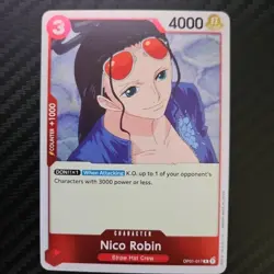 Nico Robin OP01-017 R Rare Romance Dawn - One Piece TCG English NM - Image 1