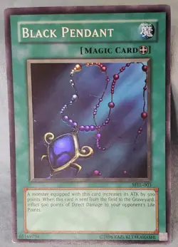 Yu-Gi-Oh Card - MRL-003 - BLACK PENDANT (super rare holo) - LP - Image 1