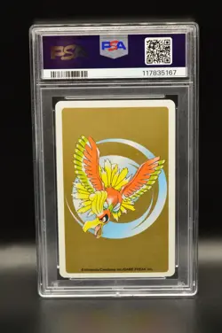 Flareon Playing Poker Card Gold 2000 Ho-oh PSA 9 Nintendo Japan 8 of Spades 136 - Image 2