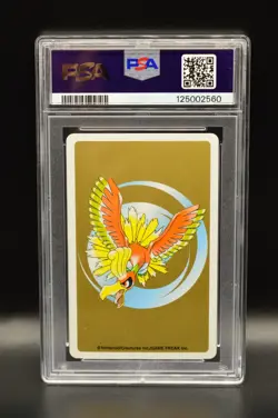 Meowth Playing Poker Card 2000 Gold Ho-oh PSA 9 Nintendo Japanese 3 Of Hearts - Image 2
