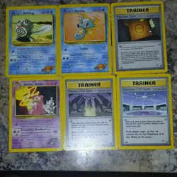 Pokemon TCG Wizards Gym Heroes/Challenge 12 Card Lot Brock's Rhydon Kangaskhan - Image 4