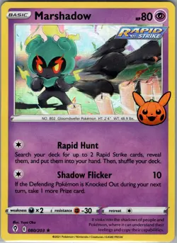 Marshadow 080/203 Holo Trick or Trade BOOster Bundle 2023 - Pokemon Card - NM - Image 1