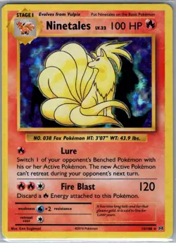 Ninetales 15/108 Holo XY - Evolutions - Pokemon Card - NM - Image 1