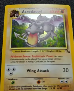 [MP] 🛒Aerodactyl 🚬Fossil Holo Rare Vintage Pokemon Card Tcg - Image 5
