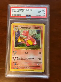 PSA 10 - Charmeleon 002/034 Trading Card Game Classic Holo - Image 1