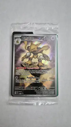 Pokemon Alakazam TCG Promo Mega Evolutions #009 Near Mint Condition SEALED - Image 1