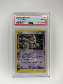 2003 Pokemon Ex Sandstorm Dusclops Holo PSA 8 - Image 1