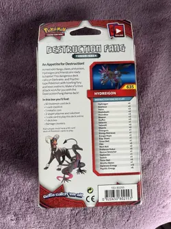 Pokemon Sun And Moon Crimson Invasion Destruction Fang Theme Deck Unopened - Image 2