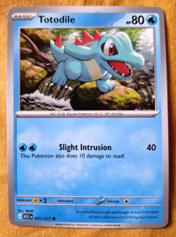 17p Auctions: Totodile 41/217 Common Regular | ME: Ascended Heroes - Pokemon TCG - Image 1