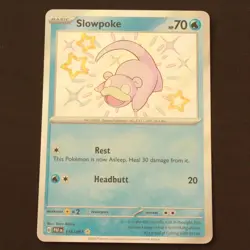 Slowpoke 116/091 NM Pokemon SV: Paldean Fates Shiny Rare - Image 1