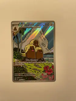 Pokemon Surging Sparks Alolan Dugtrio 208/191 Illustration Rare - Image 1