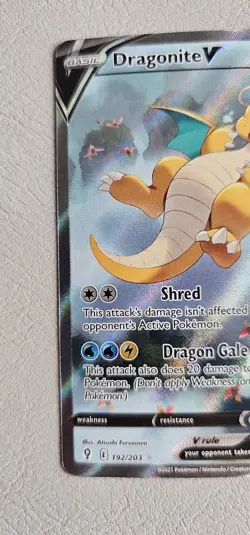 Pokemon TCG Evolving Skies Dragonite v Alt Art 192/203 NM - Image 5