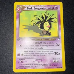 Dark Exeggutor #33/105 1st Edition - Neo Destiny - Pokemon TCG LP - Image 1