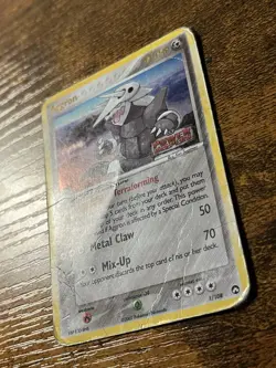 Aggron 1/108 Power Keepers Reverse Holo Pokemon Card HP - Image 2