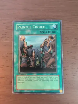 Painful Choice EU 1st Ed Super Rare MRL-E049 Yu-Gi-Oh! - Image 1