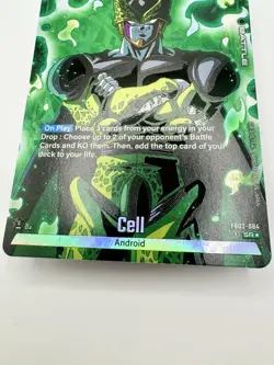 Dragon Ball Super Fusion World Card Game Cell FB02-084 SR* Alt Art DBS TCG NM - Image 4