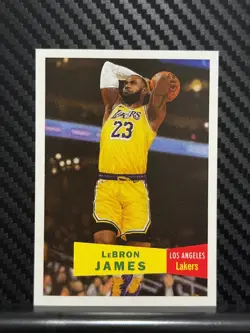 2025-2026 NBA Living Set LeBron James Card #1 Los Angeles Lakers - Image 1
