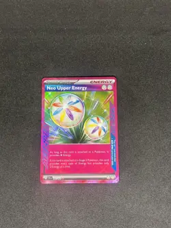 Neo Upper Energy 162/162 Temporal Forces Ace Spec NM/M English Pokemon TCG Card - Image 1