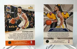 2022 Elite Stephen Curry Inserts: Full Throttle #1 & Star Status #8 - Image 2