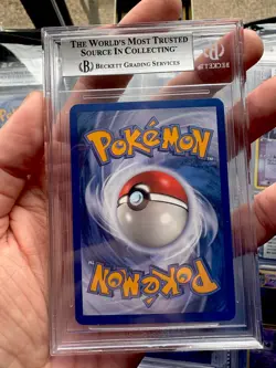 Celebi EX Pop Series 2 #17 BGS 8 NM/M With Nice Swirl Holo Pokemon Card - Image 3