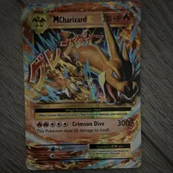 M Charizard EX 13/108 Evolutions Mega Holo Ultra Rare 220 HP Pokemon Card - Image 1