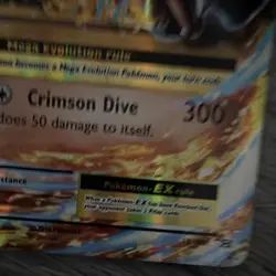 M Charizard EX 13/108 Evolutions Mega Holo Ultra Rare 220 HP Pokemon Card - Image 5