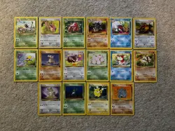 Pokemon TCG WOTC Base Jungle Bundle Joblot 16x Cards - Image 1