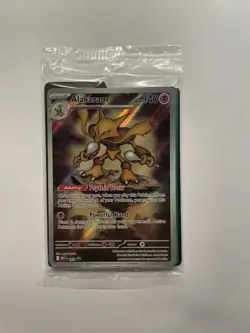 Alakazam Pokemon Mega Evolutions 009 Black Star Promo Sealed Illustration Rare - Image 1