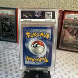 1999 POKEMON BASE SET UNLIMITED #11 NIDOKING-HOLO PSA 8 - Image 2